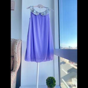 Roxette Sequined Collar Bubble Dress Size.8